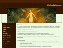 Tablet Screenshot of marianwilde.com